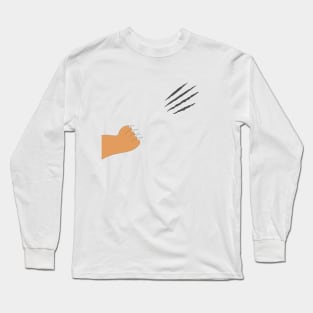 Claw Scratches Long Sleeve T-Shirt